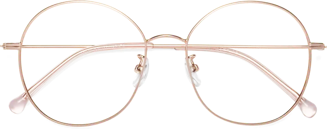 eyewear Wire Circlets Rose Gold glasses