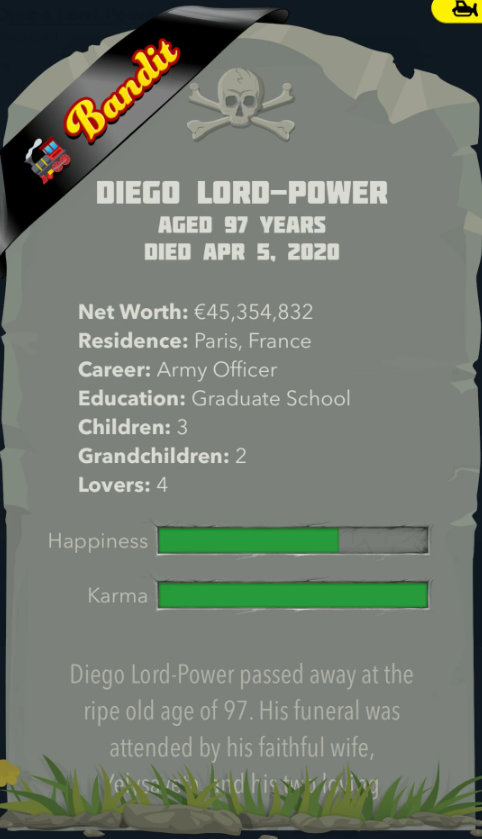 bitlife Ribbon bandit