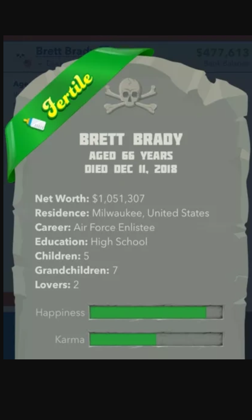bitlife Ribbon fertile