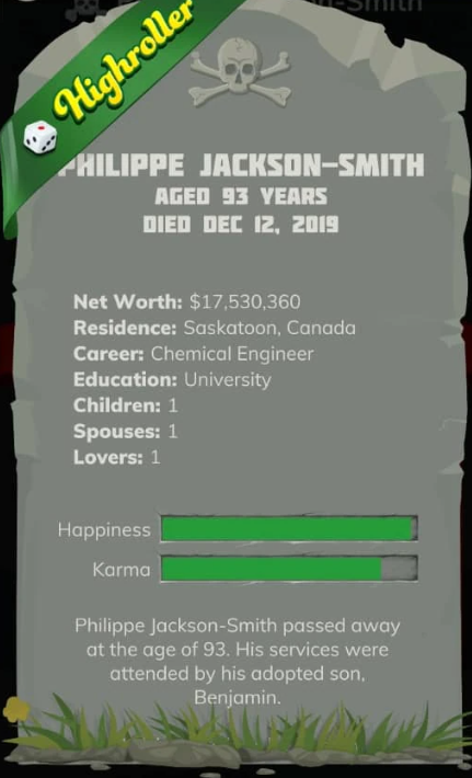 bitlife Ribbon high roller
