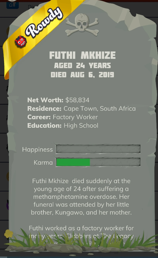 bitlife Ribbon rowdy