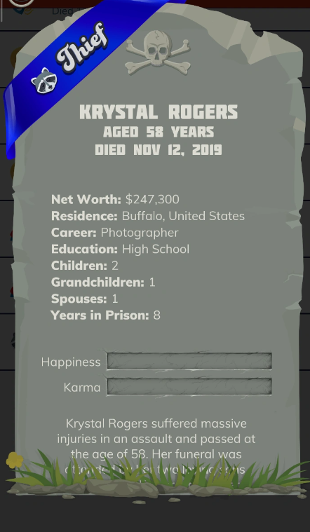 bitlife Ribbon thief