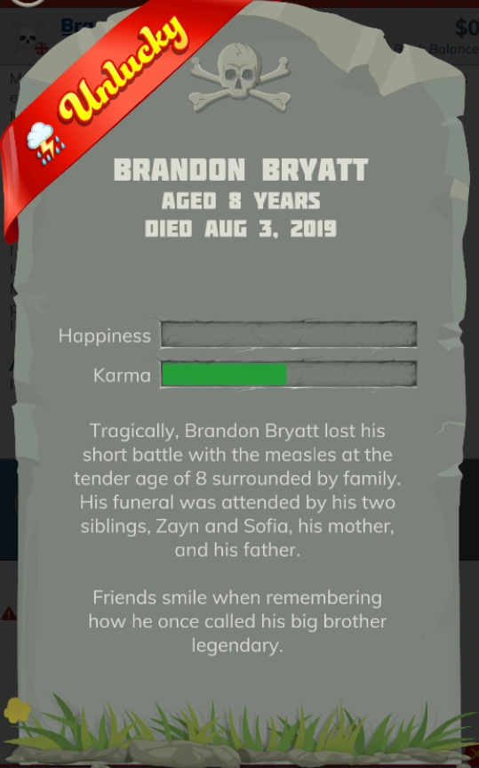 bitlife Ribbon unlucky