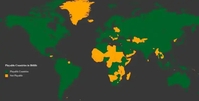 Nations / Countries in BitLife