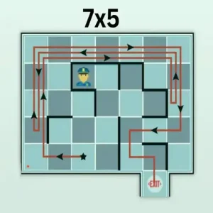 bitLife prison escape 7×5 layout