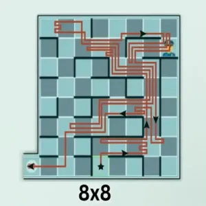 bitLife prison escape 8×8 layout