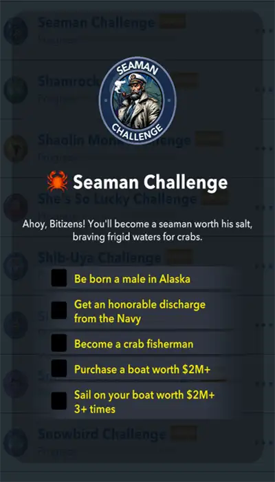 bitlife crab fisherman