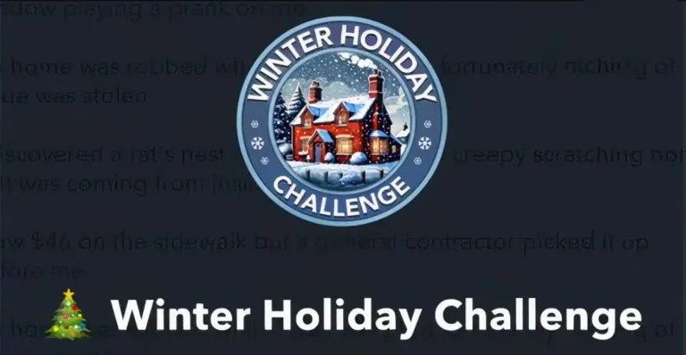 winter holiday challenge in bitlife